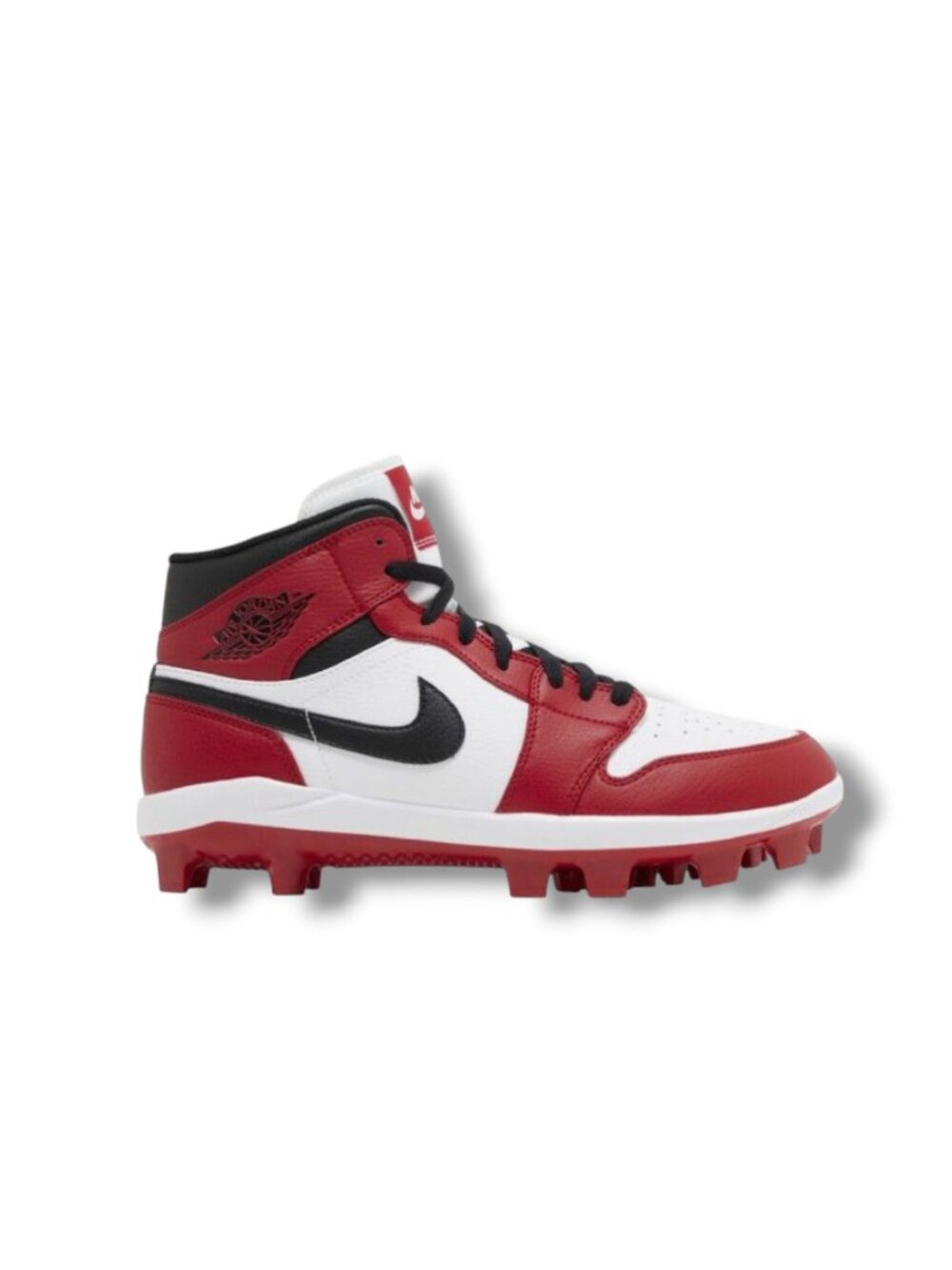 Air Jordan 1 Retro MCS 'Chicago' Mens Baseball Cleats Size 13 Red/Black NEW